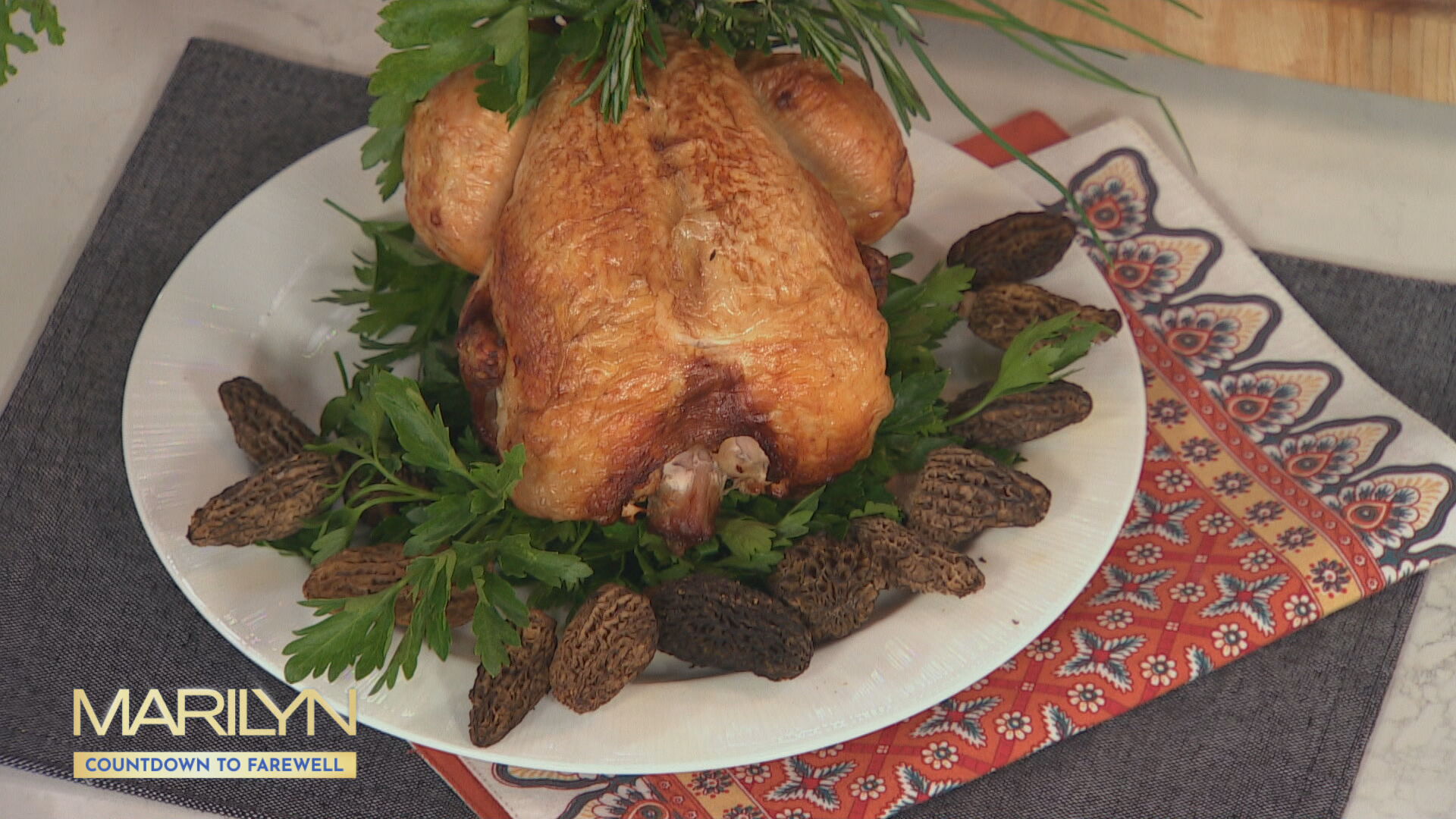Daniel Boulud’s ultimate roasted chicken with morels à la crème and white asparagus