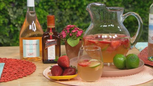 Rosé cocktail