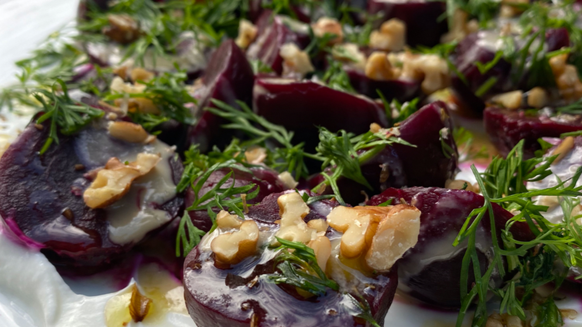 Pickled beet salad