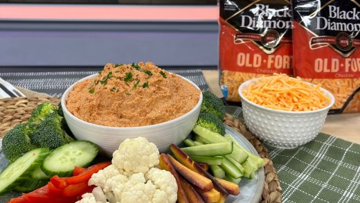Sundried tomato and cheddar dip