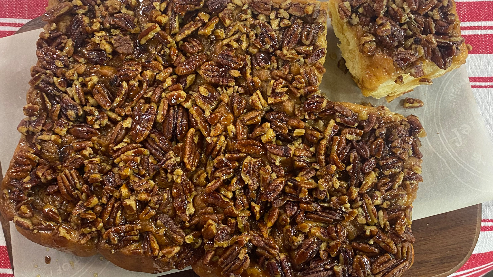 Spiced maple walnut sticky buns