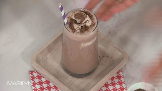 Dairy-free chocolate milkshake