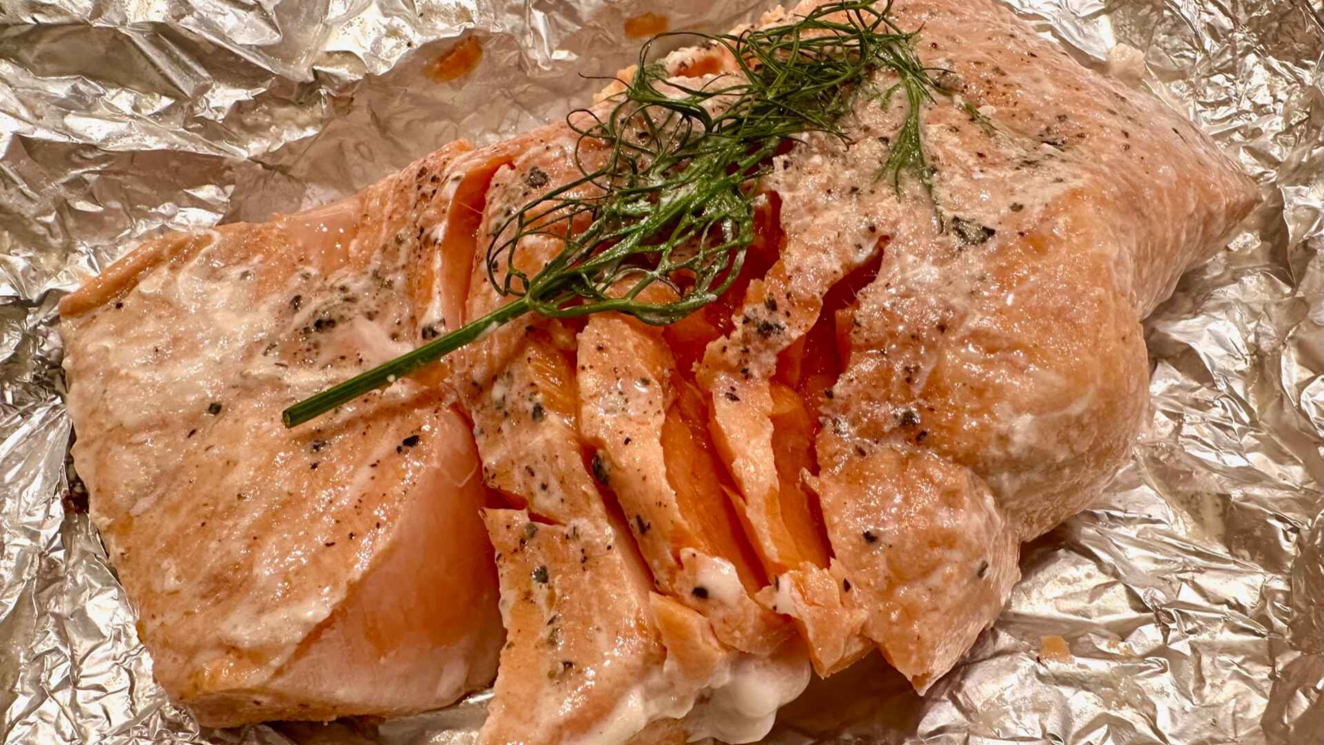Dishwasher-poached salmon with one-minute dill-caper sauce