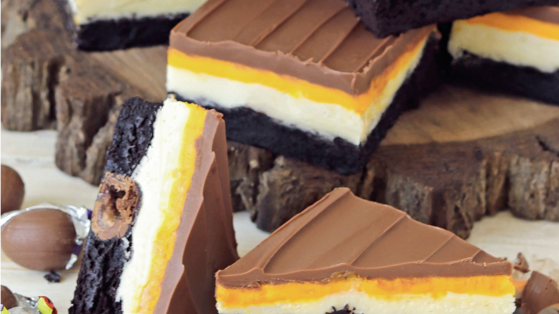 The cream egg brownies
