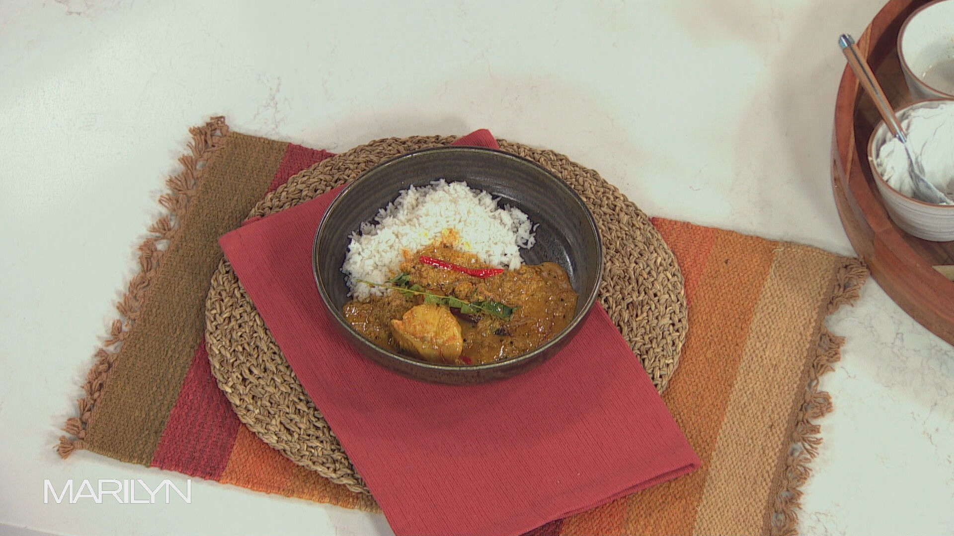 Keralan chicken curry with coconut milk