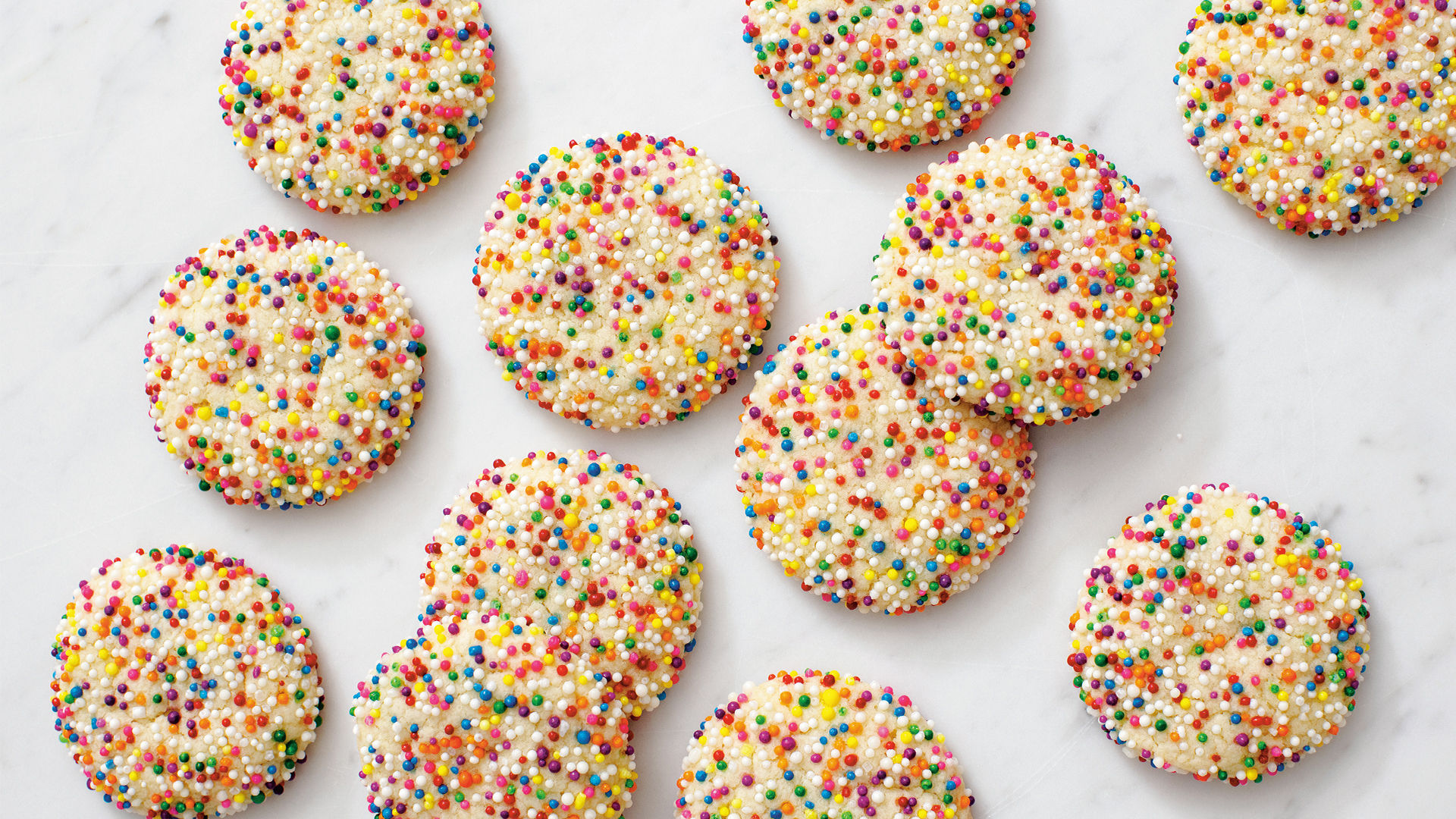 Sugar cookies with sprinkles
