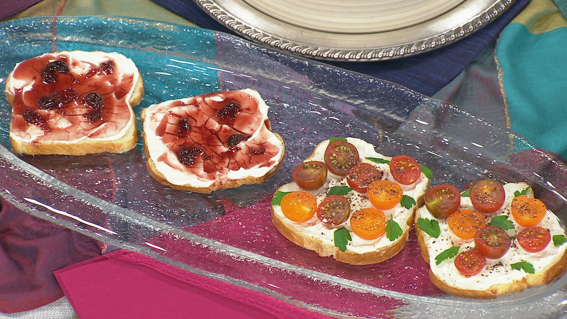Sweet or savoury labneh toast