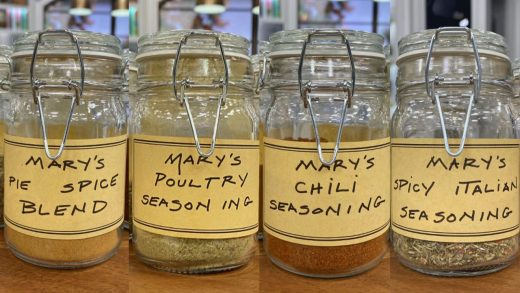 Mary Berg's favourite homemade spice blends