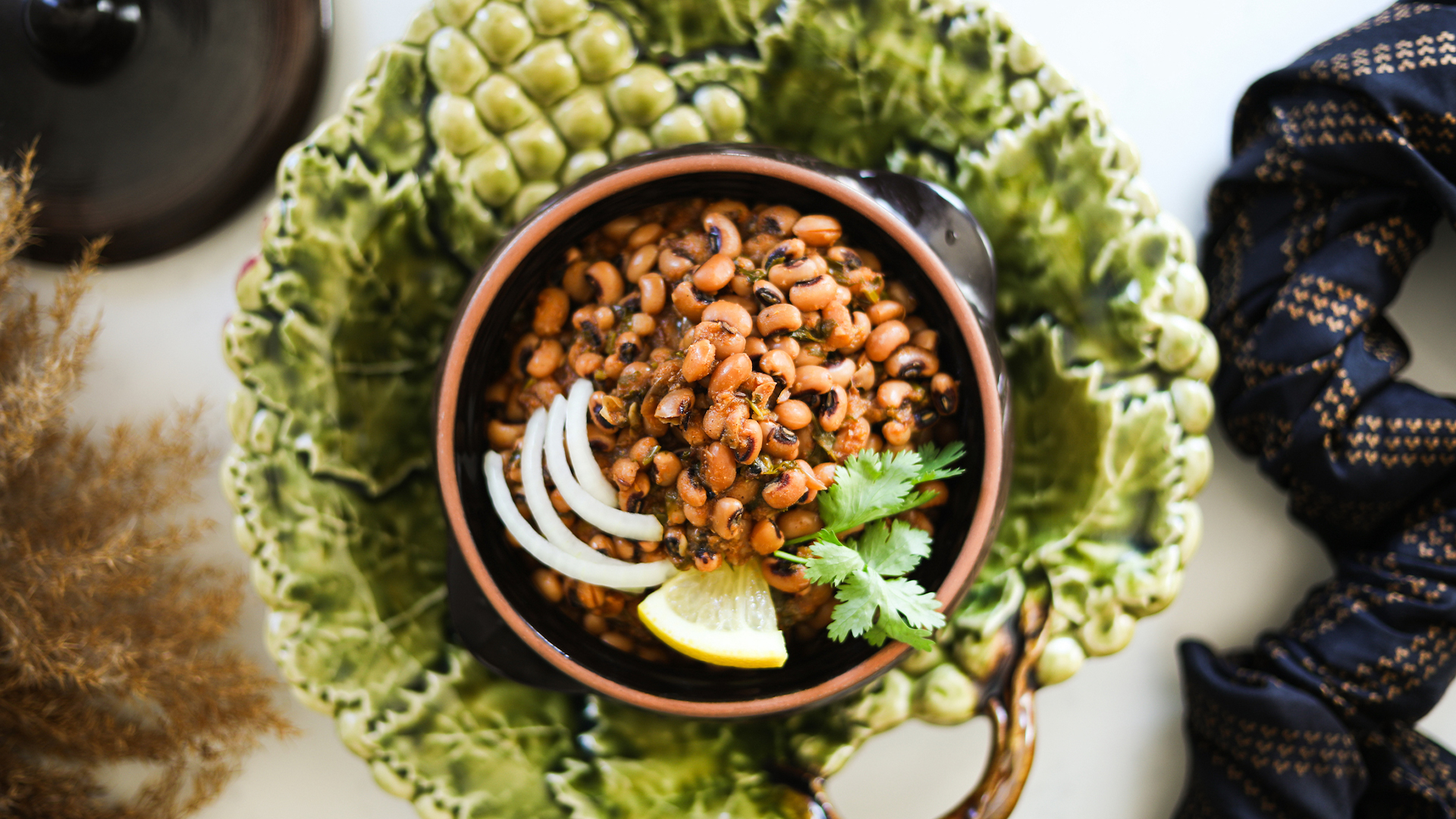 Slow Cooker Indian Lobia Masala (Black Eyed Peas Curry)
