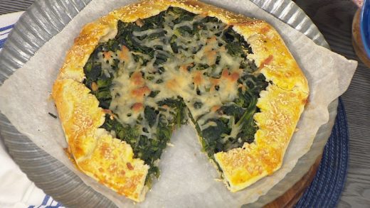 Garlicky Rapini Galette