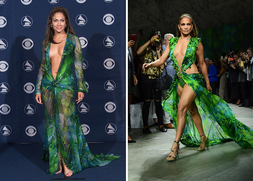 how a green versace dress created google image search 18 years ago