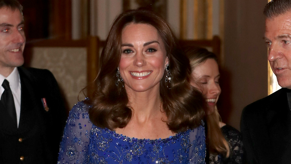 Duchess Kate holds a reception at Buckingham Palace following ...