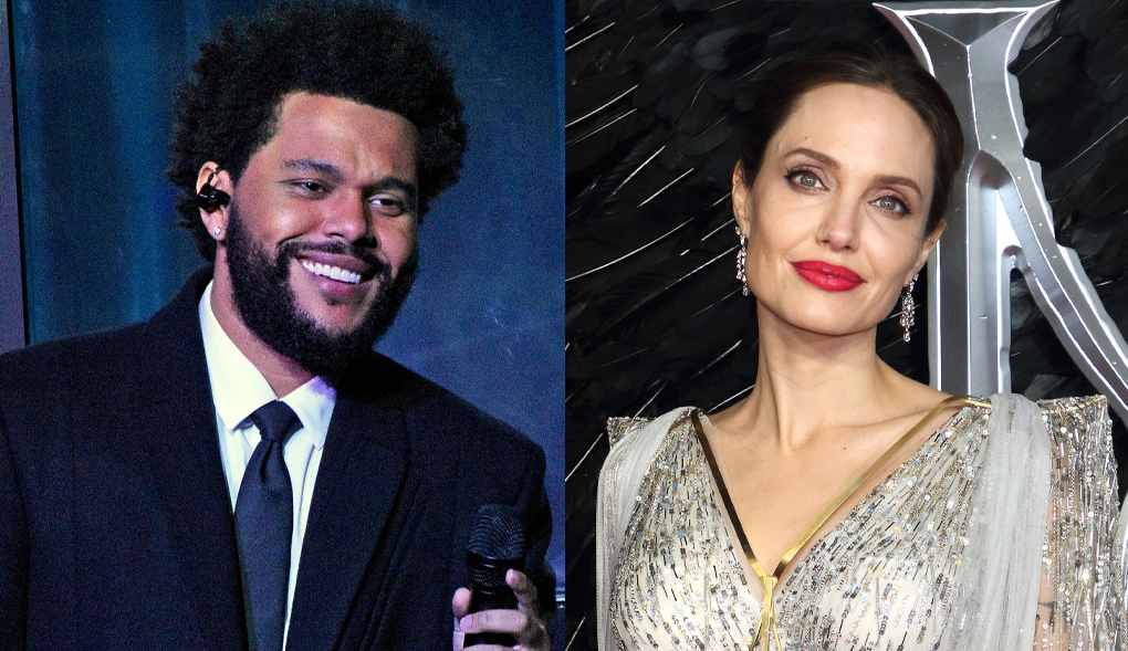 Angelina Jolie And The Weeknd Pictures