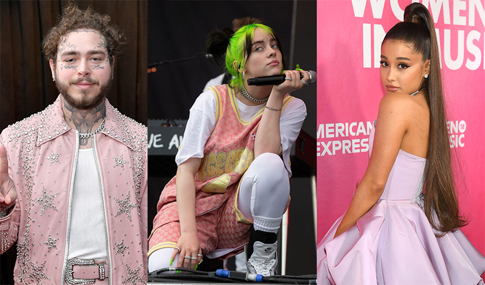 Post Malone, Billie Eilish and Ariana Grande top 2019 AMA noms