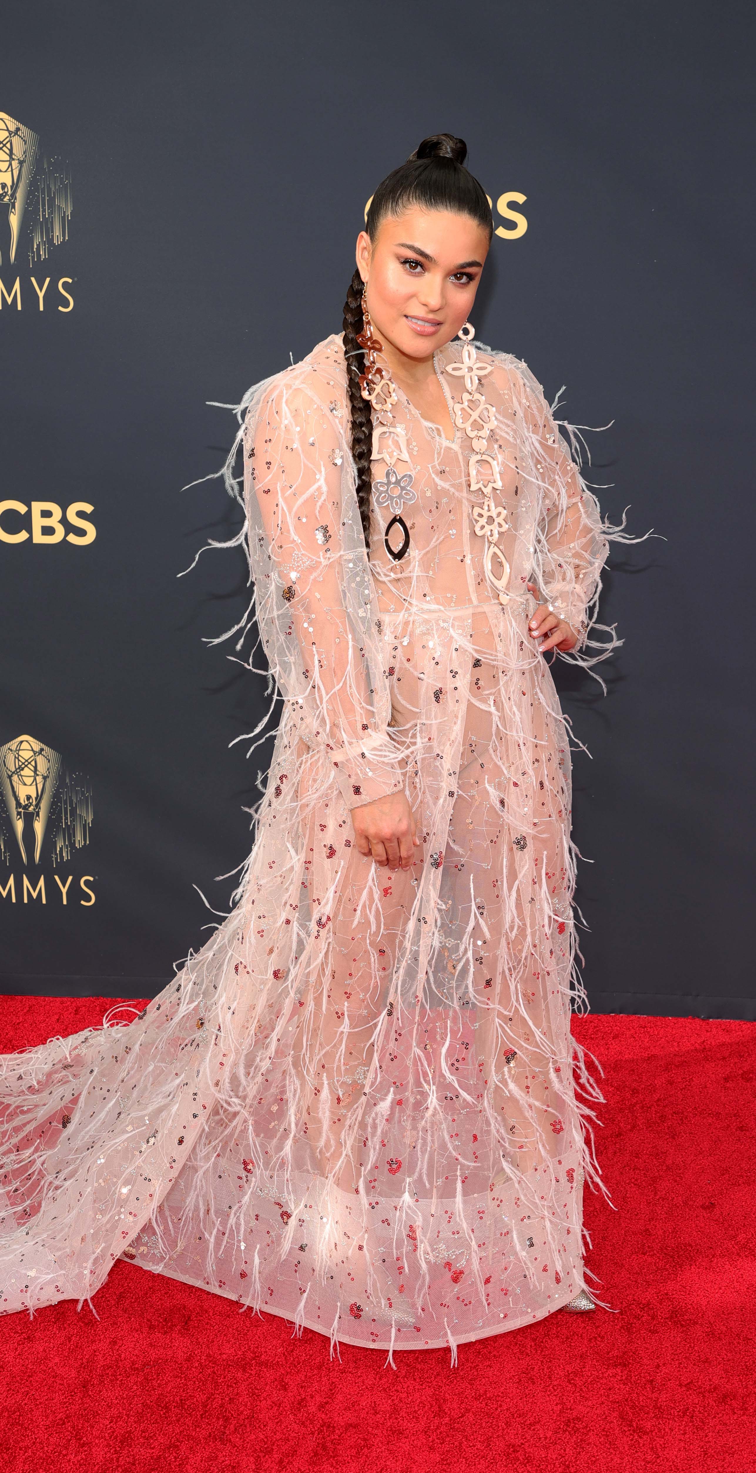 The High-Slit Dress Trend At The 2021 Emmys Dominated The Red Carpet