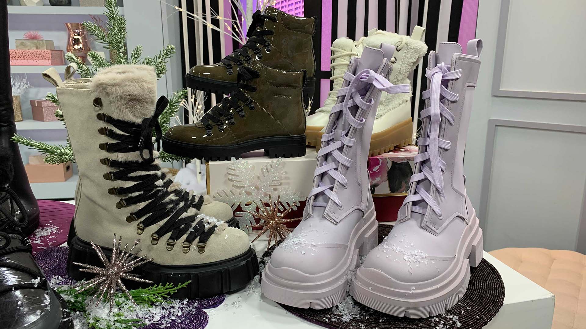 Combat style outlet winter boots