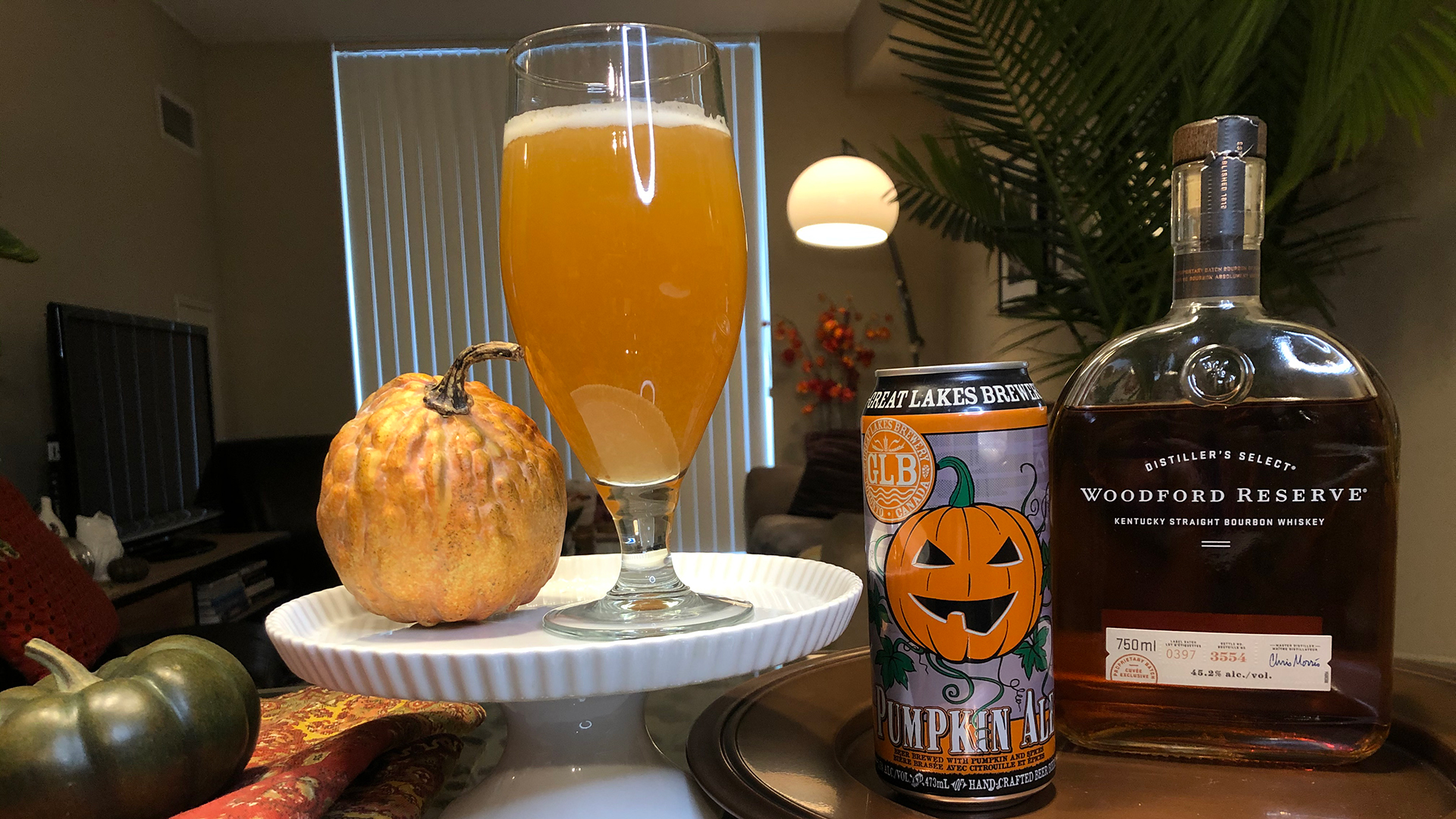 Pumpkin beer cocktail