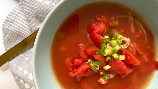 Tomato chicken soup