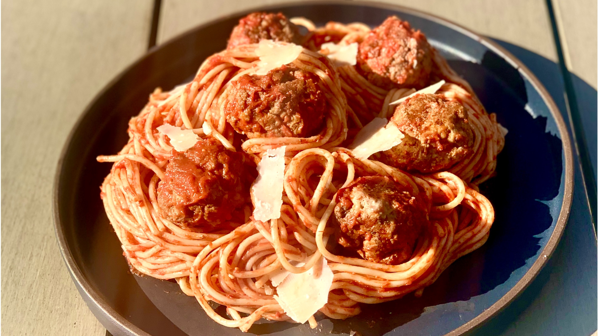 Spaghetti and Meatballs - Weeknight with Our Place - See (Anna) Jane.