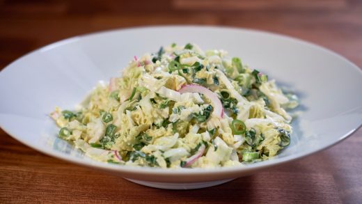 Napa cabbage slaw