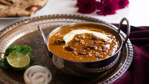 Daal makhani (coconut lentil curry)