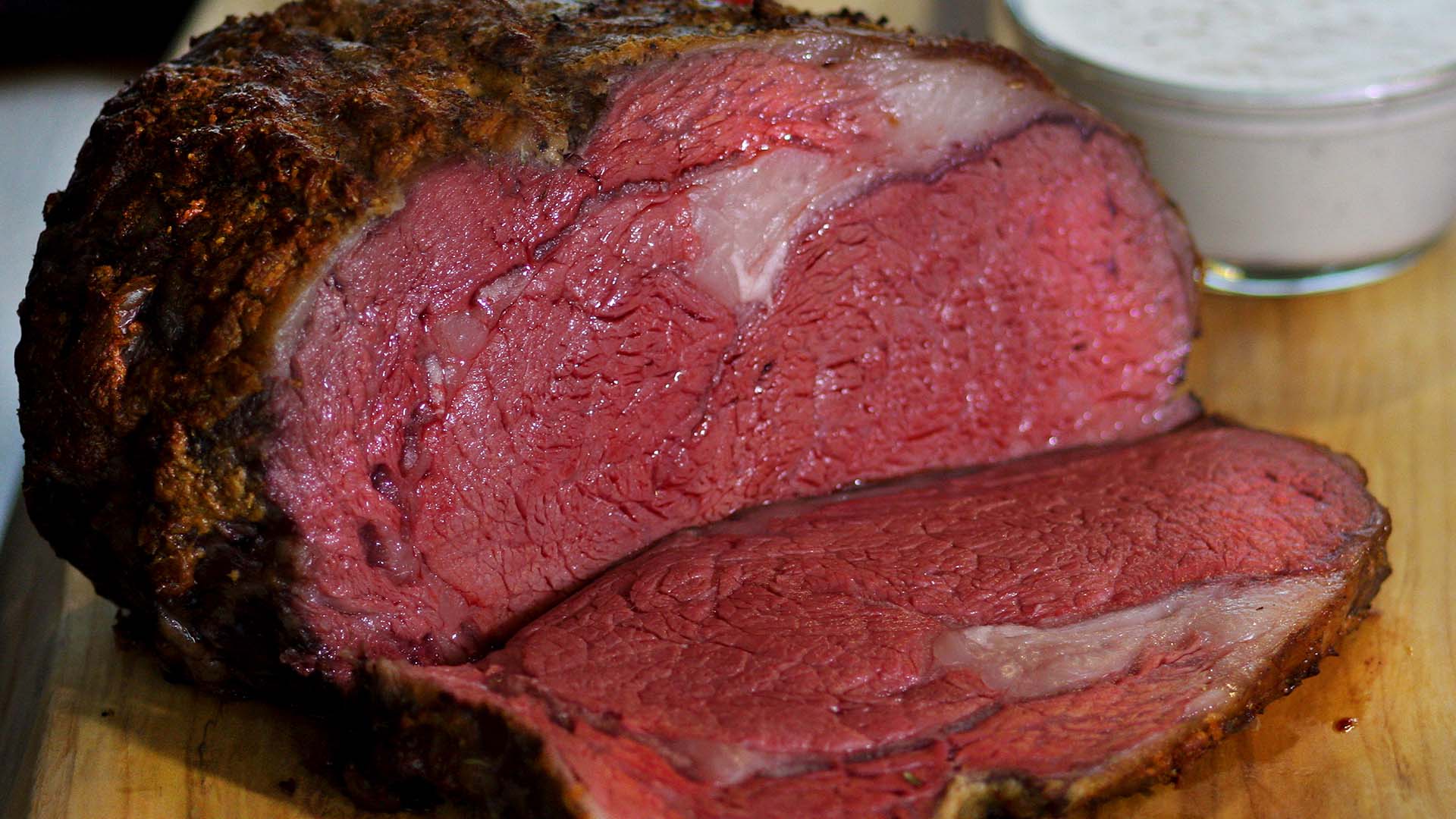 Perfect miso-herb crusted prime rib