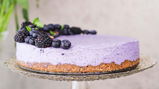 The best vegan blueberry cheesecake