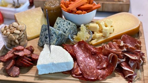 Ultimate Canadian cheese and meat board