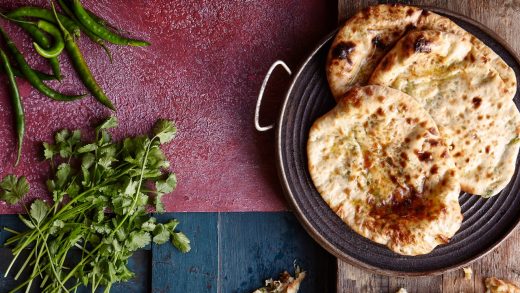Cheese and chilli naan