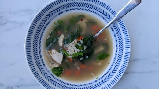 Homemade chicken soup (for the soul)