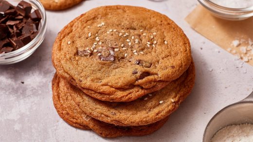 Chocolate chunk tahini cookies