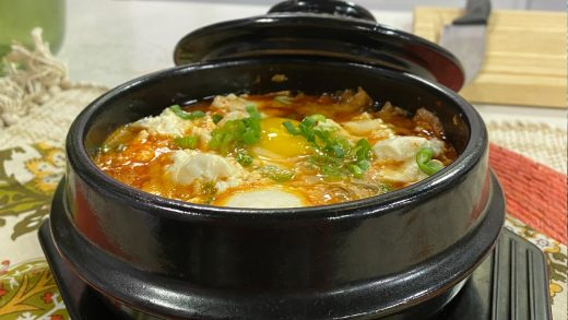 Silken tofu stew