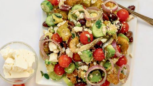 Mediterranean mash-up salad
