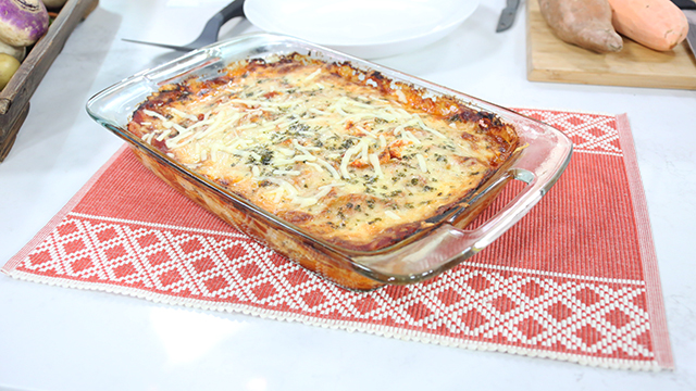 Two-potato lasagna