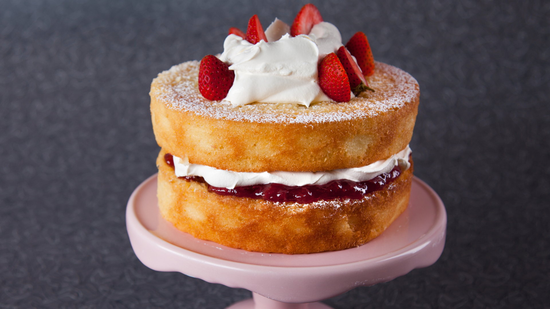 Victoria sponge cakes