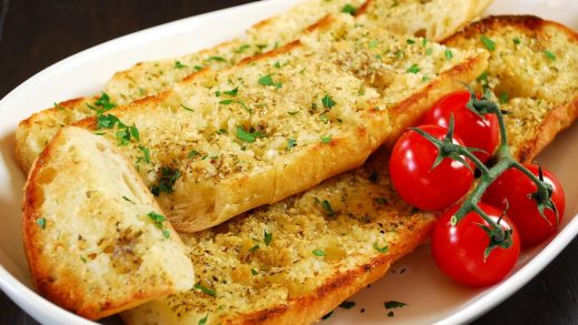 Garlic and Parmesan bread