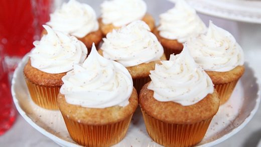 Eggnog cupcakes