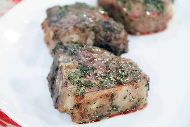 Easy oven baked lamb chops