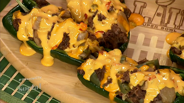 Philly cheesesteak stuffed poblano peppers