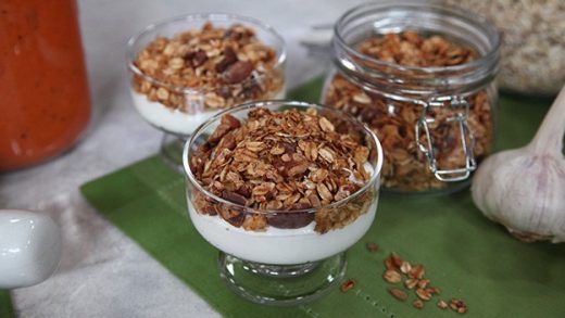 Savoury granola (served with plain Greek yogurt)