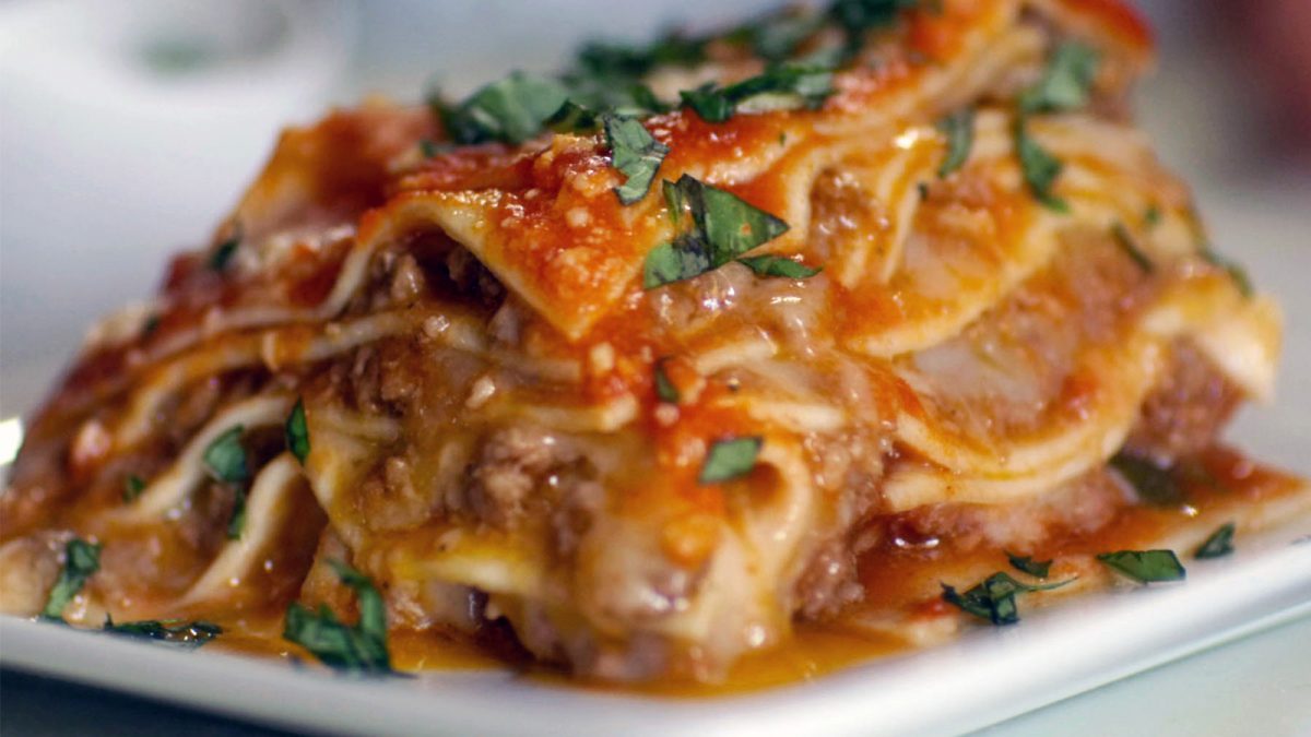 Veal lasagna