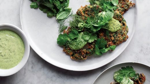 Iranian herb fritters