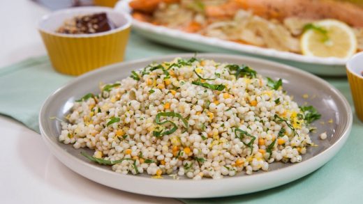 Herb and butter couscous