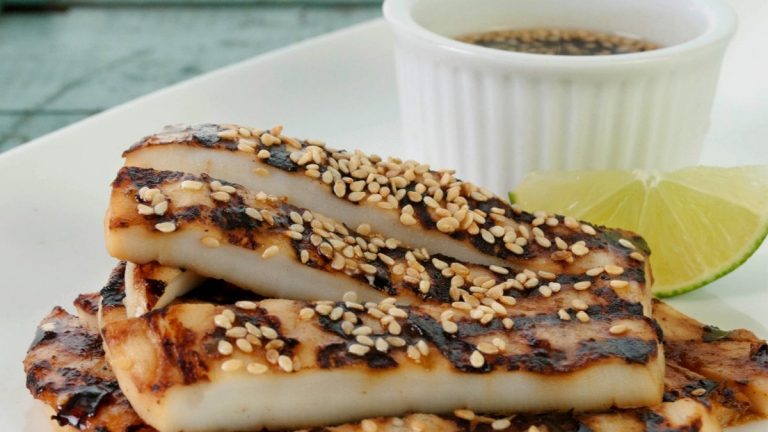 Sesame Grilled Humboldt Squid Steak