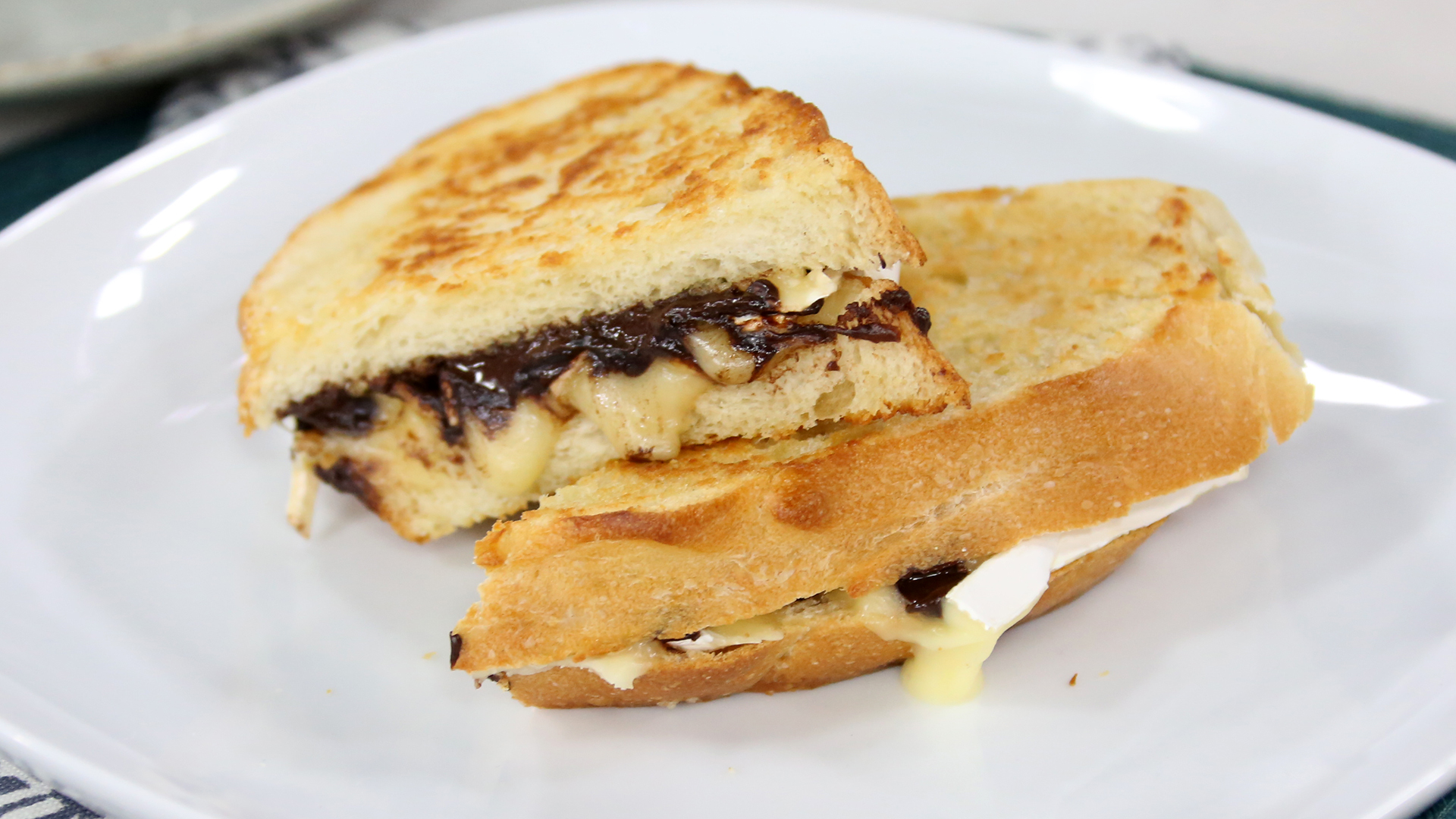 Dark chocolate and Brie grilled cheese