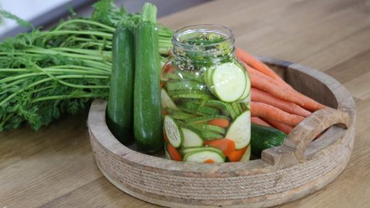 Preserved Carrots and Zucchini