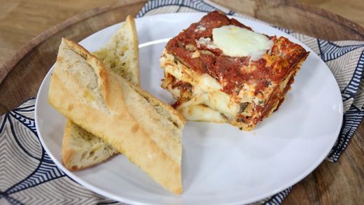 Eggplant parmesan lasagna