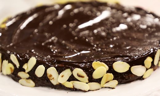 Julia Child's chocolate almond cake