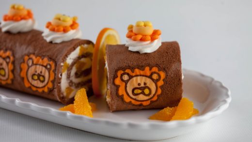 Japanese roll cake