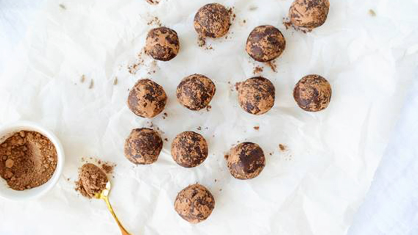 Chocolate protein energy balls